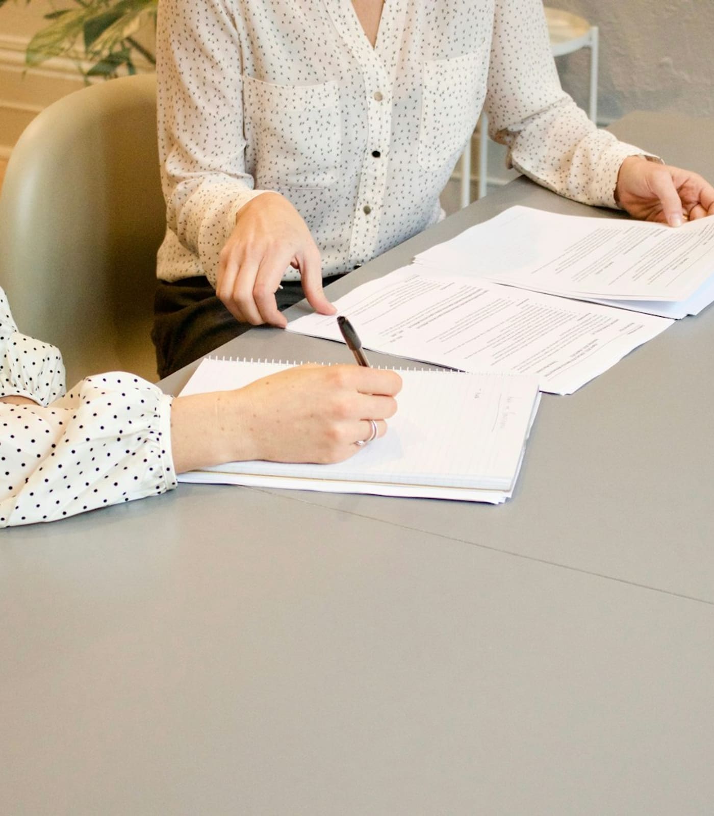 Finance consultation and paperwork